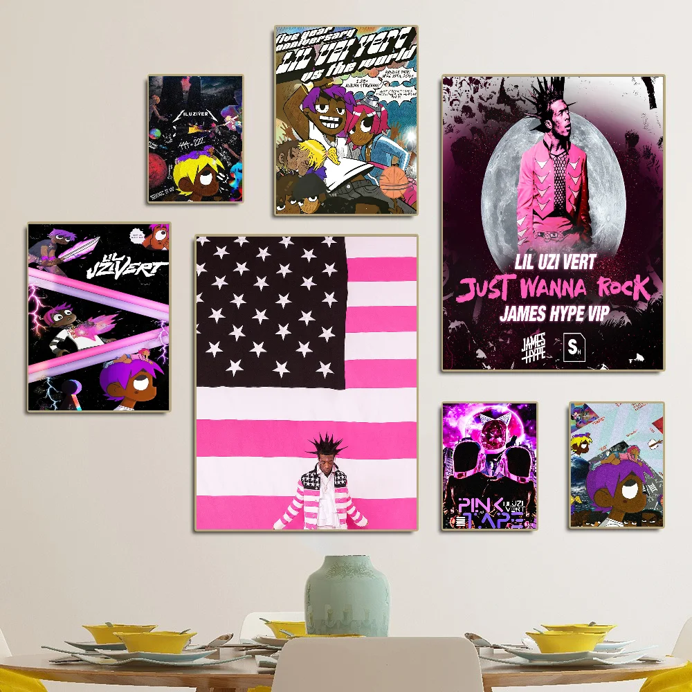 Rapper Lil Uzi Vert Music Album Good Quality Prints And Posters Vintage Room Bar Cafe Decor Home Decor