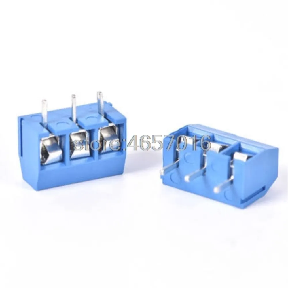 

New Free shipping 100pcs KF301-3P terminal block 5.0mm pitch