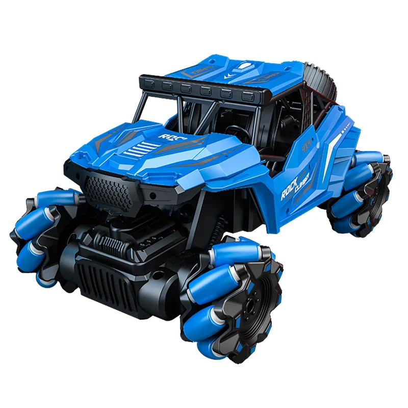 Nova iluminação musical à deriva, carro de controle remoto rotativo, brinquedo elétrico infantil, tração nas quatro rodas, carro de escalada off-road, presente