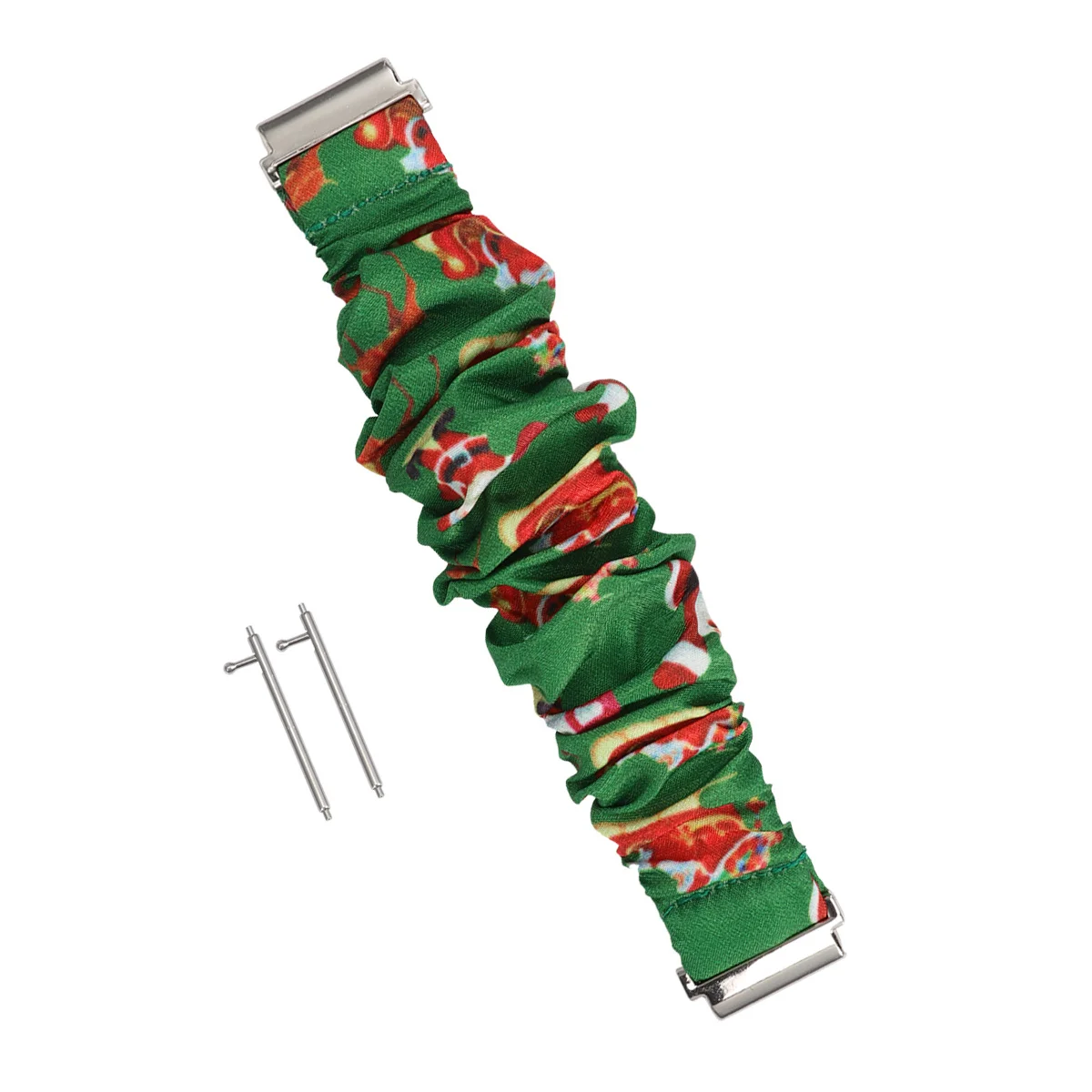 

Creative Christmas Pattern Watchband Simple Chic Replacement Strap for 2 Fashion Wristwatch Band Gift