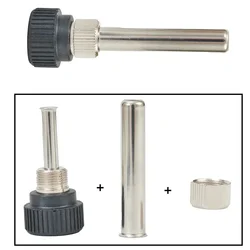 Soldering Station Iron Handle Accessories For Iron Head Cannula Iron Tip Rubber Screw Cap Stainless Steel Housing