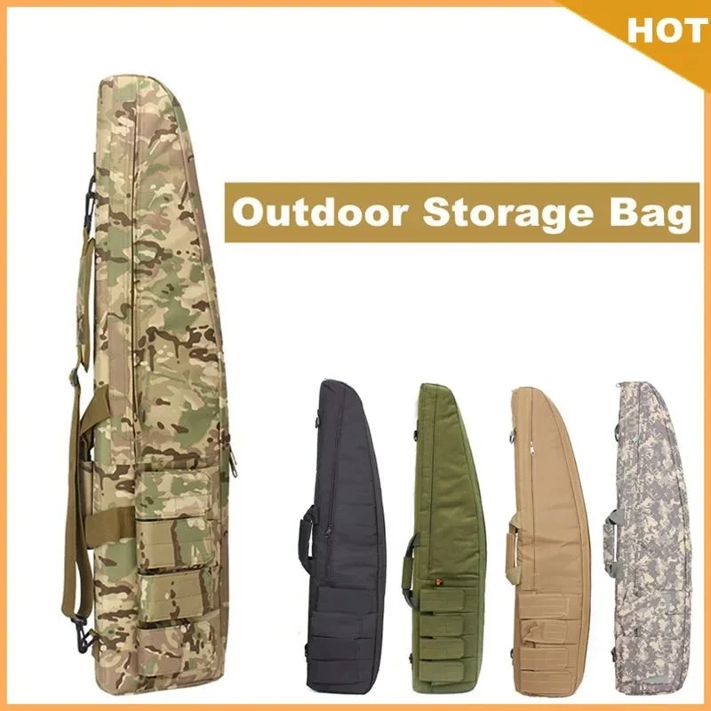 

Tactical Gun Storage Bag Outdoor Shooting Hunting Protection Shoulder Pad Case Long Gun Suitcase 70cm/98cm/118cm
