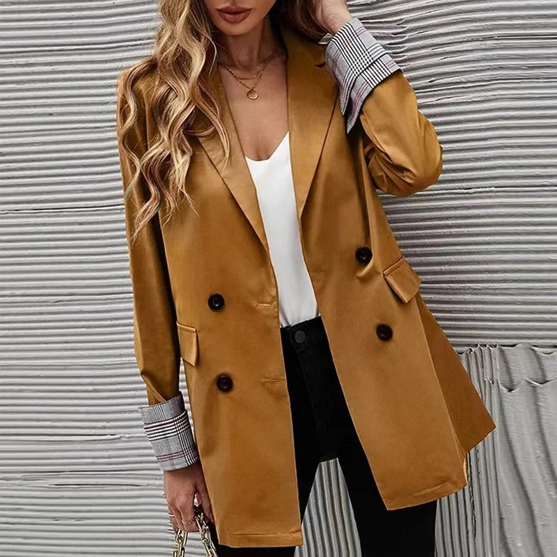 Spring Autumn Women's Blazer Slim Fit Coat Korean Fashion Suit Jacket Office Women Free Shipping Suit Tops Designer New Y2k