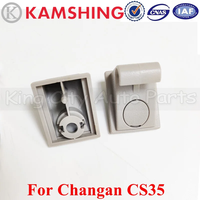 CAPQX para Changan CS35 accesorios de coche soporte para visera parasol Antidazzele gancho para visera Clips de soporte colgador de sujeción