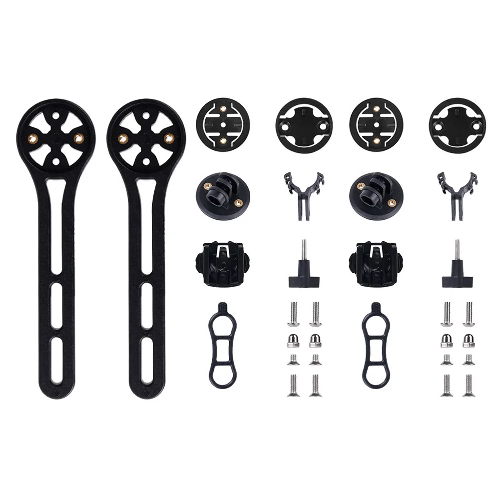 

Nylon bike computer mount compatible with For garmin Cat Eye and 2PACK with adapter for action camera attachment