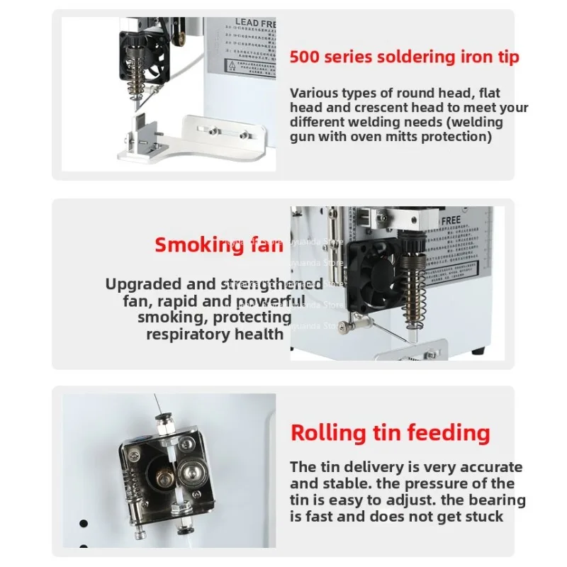 Fully Semi-automatic Soldering Machine Foot-operated USB Plug Welding Electric Soldering Iron Tinning Machine