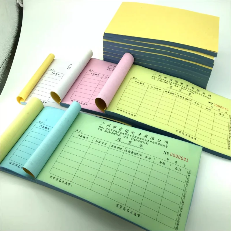 2 Packs Custom Triplicated Sales Order Book Customized 3-Part Invoice Book Carbonless Paper Bill Record Book Sales Form view 5