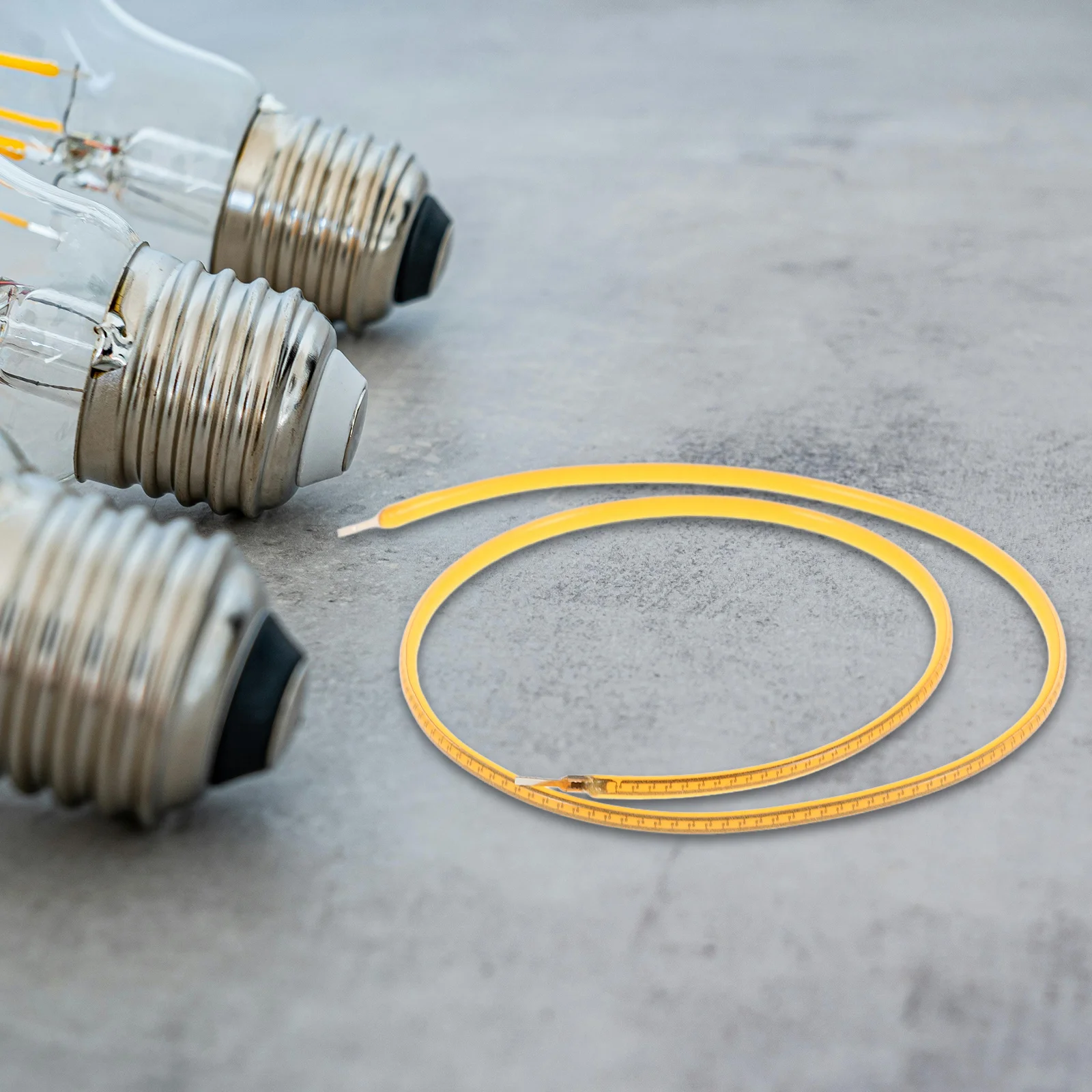 

2Pcs 300Mm 3V Flexible LED Filament Warm Light Vintage Bulb Replacement Part Efficient Long Life Filament Light Source Supply