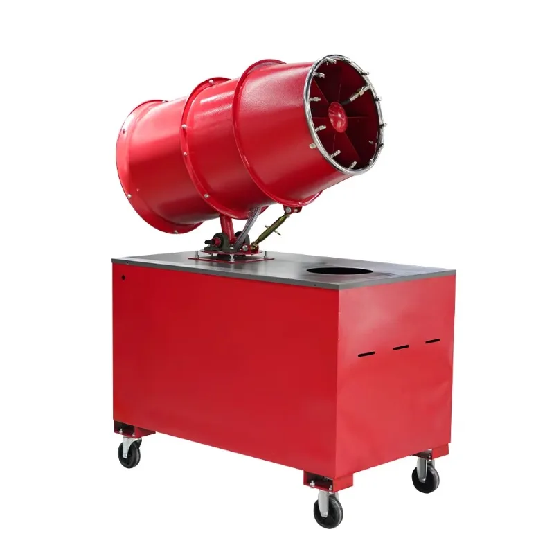 120m Super Long Distance Stationary Fixed Fog Cannon Full Automatic 360 Rotate Coal Plant Mist Sprayer