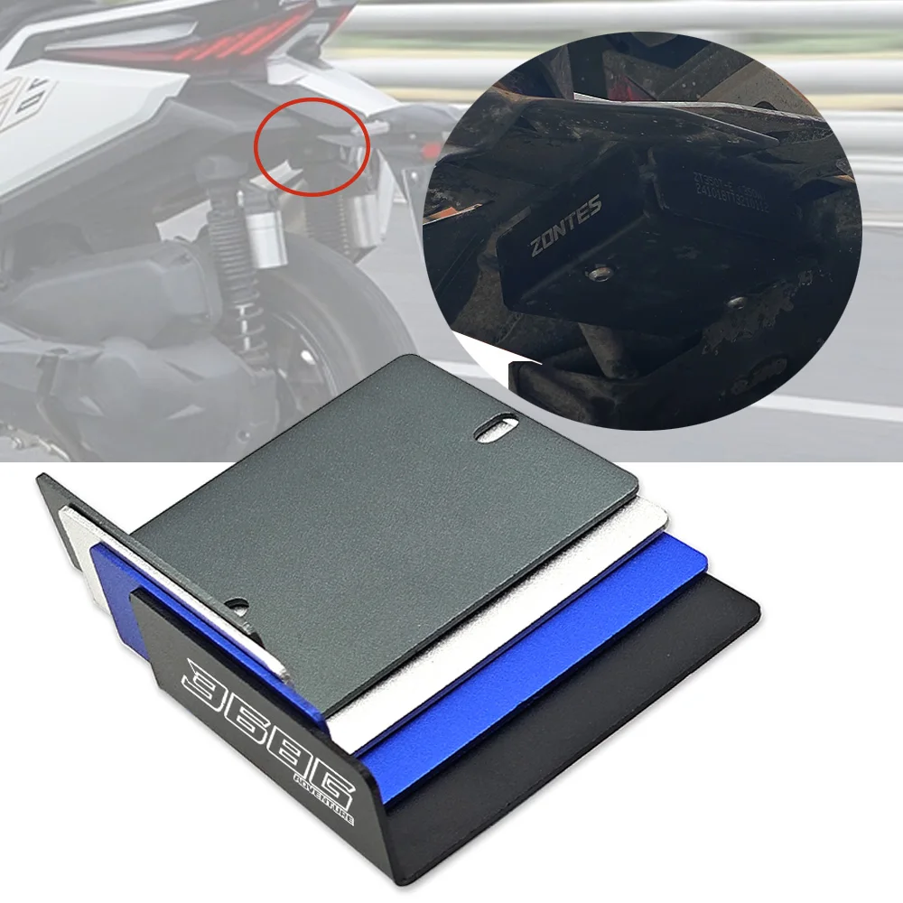 For ZONTES 368G G368 Motorcycle Aluminum Rectifier Guard Cover with Extended Mud Flap Regulator Mud Shield Protective Cover