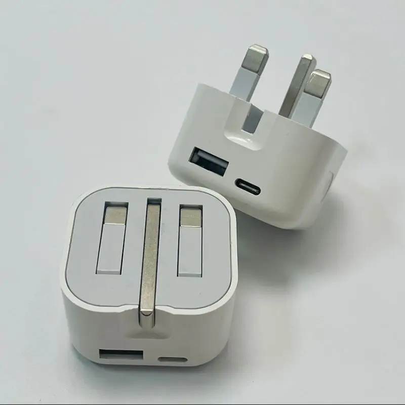 1Pcs Super Fast Quick Charging USB C Charger 20W 35W For Phone 13 14 15 16 S24 S23 Compatible With UK GB AC Home Travel