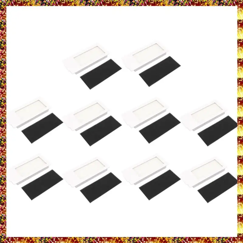 10 قطع غيار بديلة للمكنسة الكهربائية، مرشحات قابلة للغسل لروبوت Ecovacs Yeedi KK