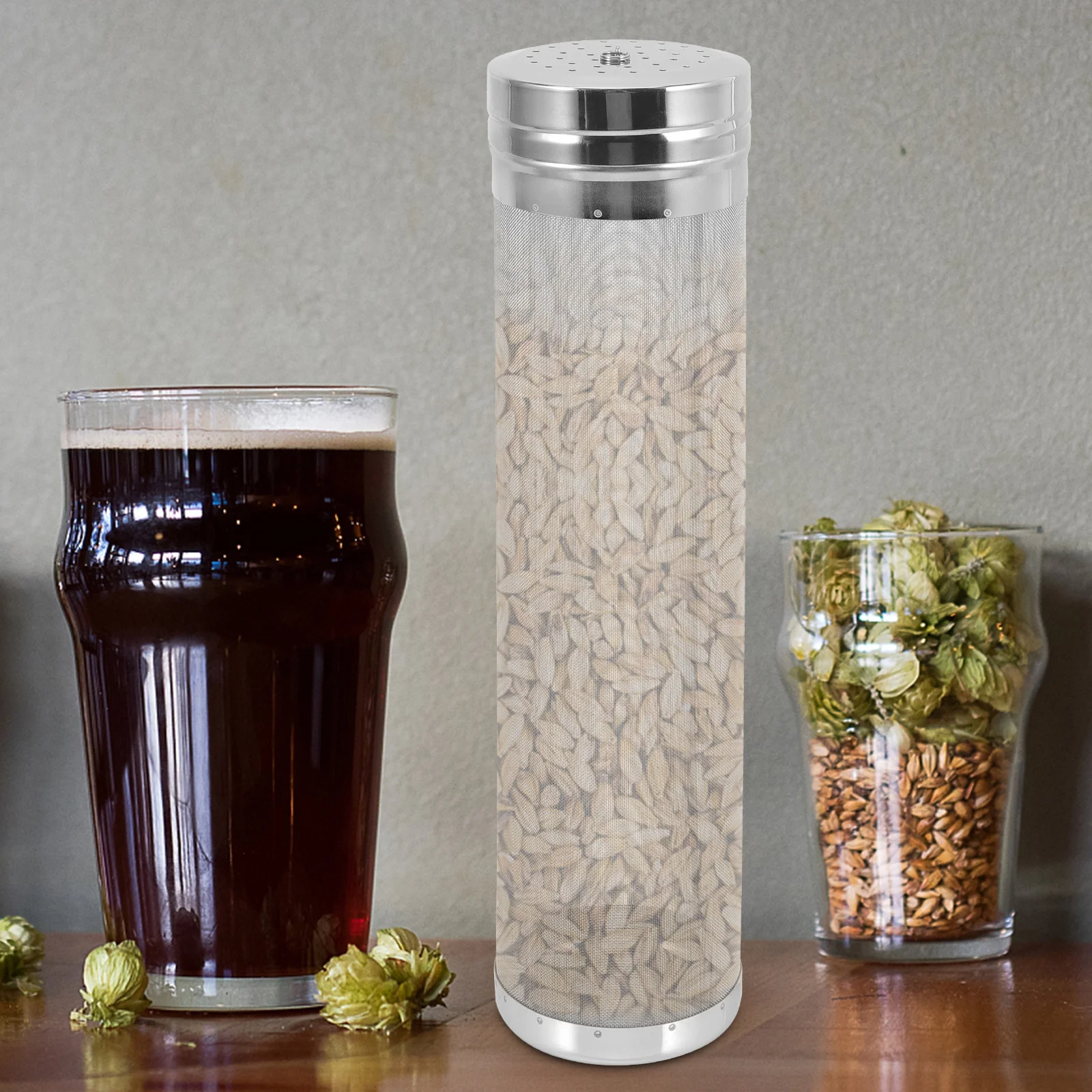 

Stainless Steel Hop Filter Beer Strainer Portable Brewing Filter Tool For Homebrew Lovers