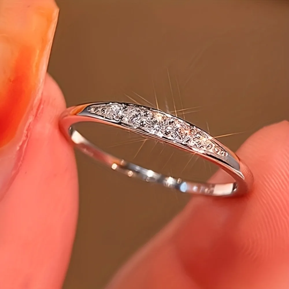 1pcs Charm Ring for Women DIY Design Oval Ring Engagement Wedding Ring Anniversary Gift Jewelry