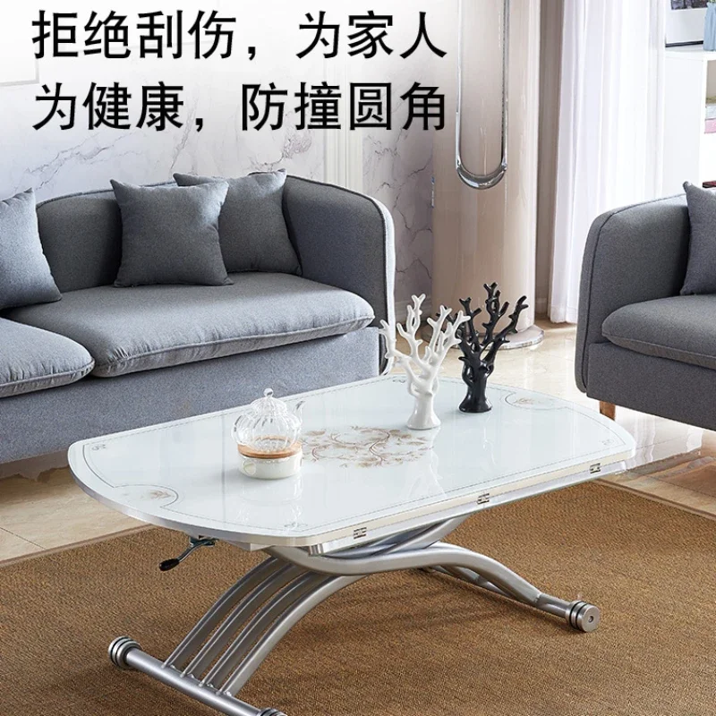 

Tea table, dining table, integrated living room, household use with electromagnetic stove, versatile lifting and lowering