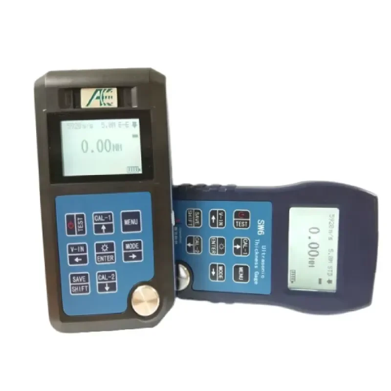Portable Wall Digital Through-coating Plastic Ultrasonic Thickness Gauge with 0.01mm Accuracy (Echo to Echo) SW7