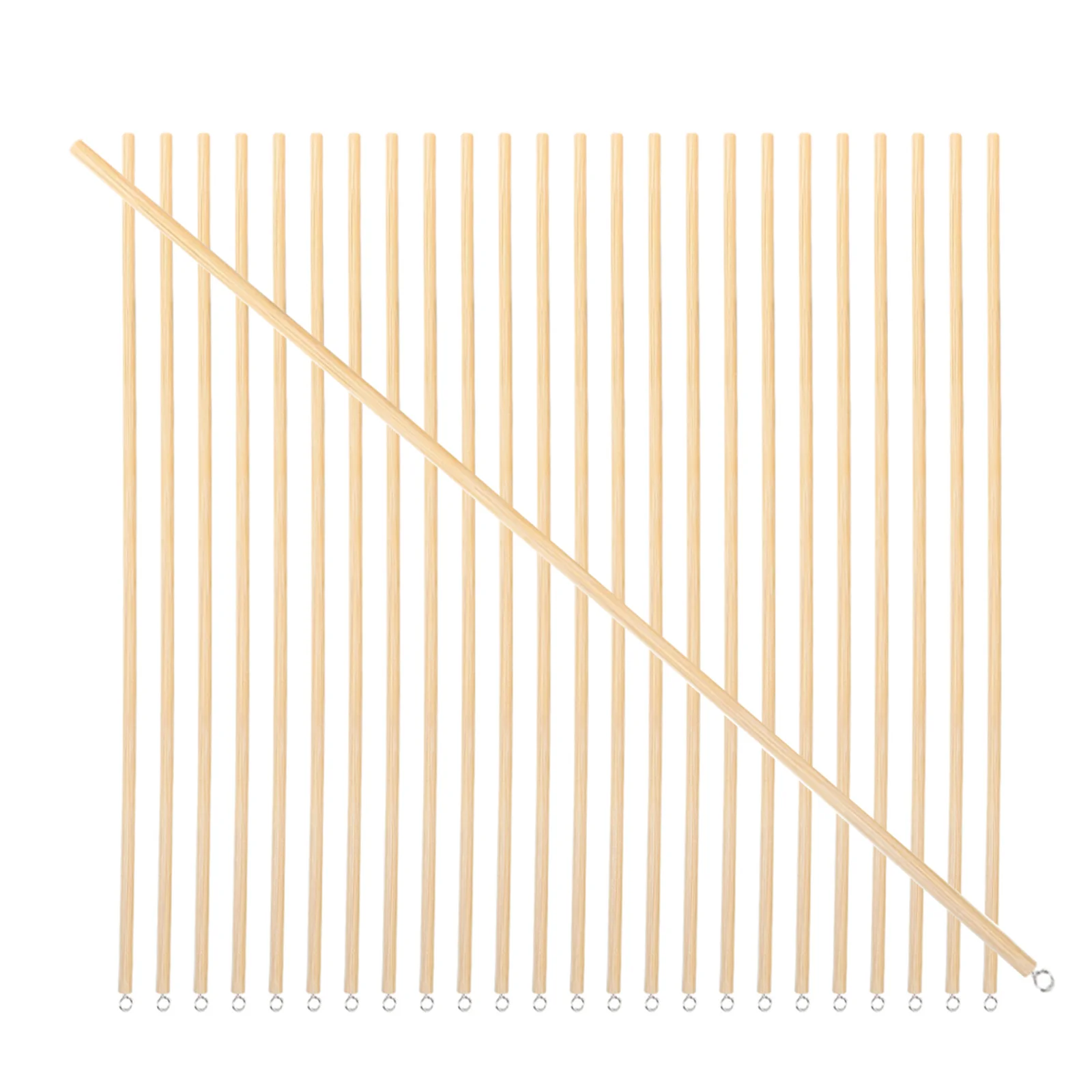 50 pçs sombra fantoche acessórios 25cm luz amarelo inacabado artesanato varas para manipulação de fantoche haste diy projetos de arte cultural