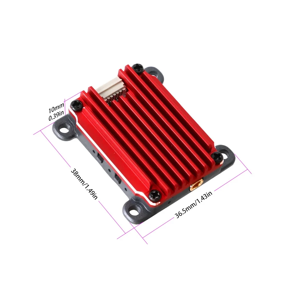 LST 4.9G 1.6W VTX 8CH Video VTX FPV 8CH 1600mW Video FPV Zender Ontvanger Module voor FPV Lange Belde Racer Drone