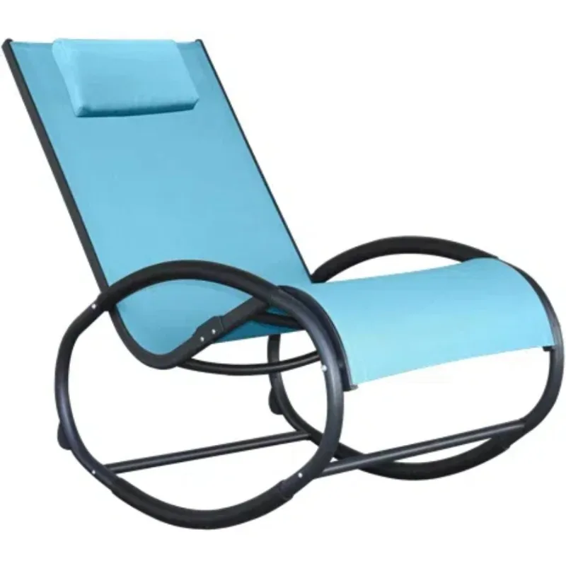 Factory direct sales high quality garden furniture outdoor rocking chair zero gravity recliner outdoor rocking chair