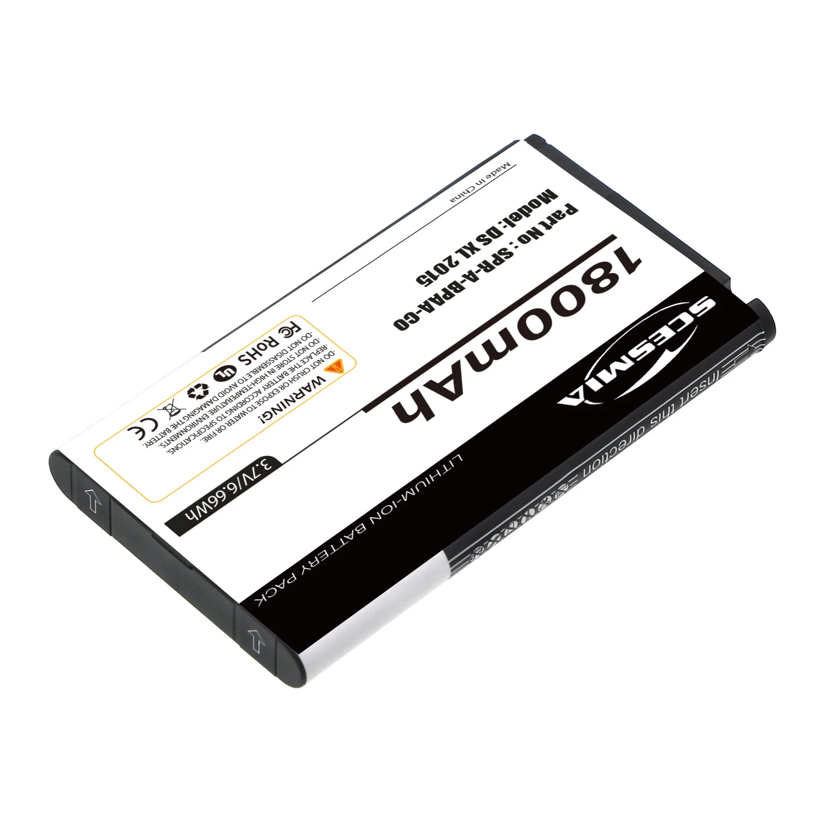 3.7V 1800mAh Battery for Nintendo DS XL