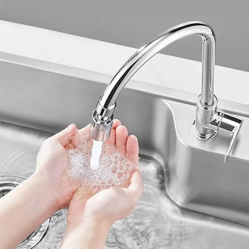 Kitchen Sink Faucet Spray Head Filter Splash Proof Adapter for Washbasin - Water Saving And Efficient Filtration image 3