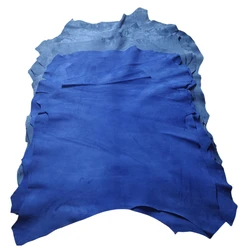 0.6/0.8mm Haze Blue Sheep Cashmere. First Layer Leather. Real Leather Fabric. Handmade DIY For Inside. Whole Sheepskin
