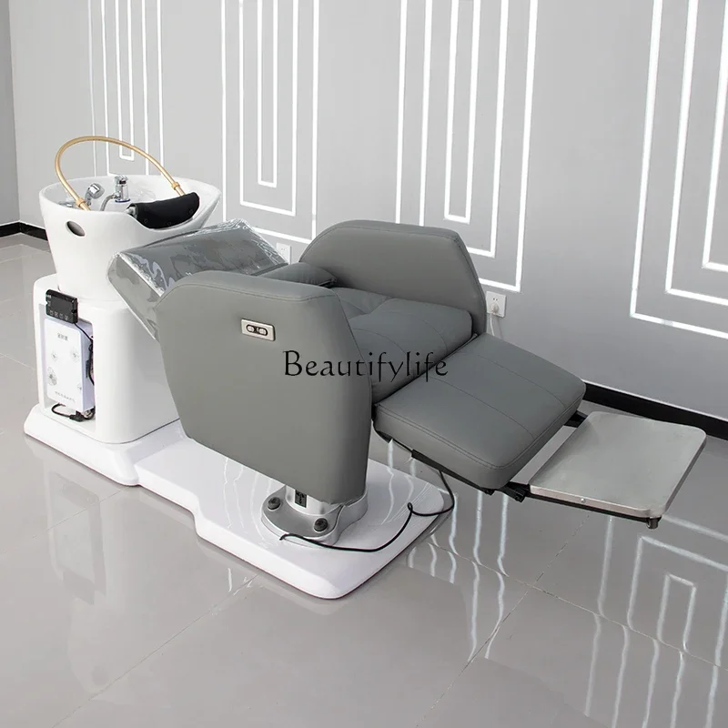 Physiotherapy Electric Lifting Simple Shampoo Chair Rotating Sitting Semi-Full Lying Flushing Bed