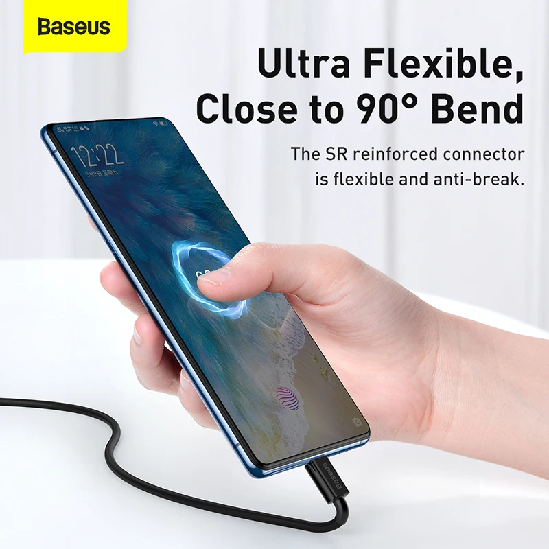 Baseus-cabo micro usb 2a carregamento rápido para xiaomi, redmi, samsung, oneplus, fio de dados, android, telefone móvel