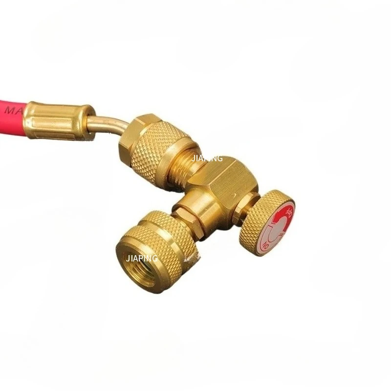 مناسبة لفيليكيدو ثلاجة con valvula de fluoruro R32R410Herramienta de fluoruro adaptador