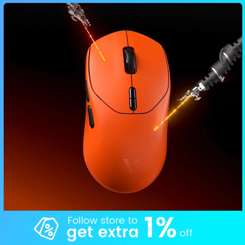 

Игровая мышь Rapoo VT1 MAX с чипом Nordic 54L15 и сенсором 3950 Ultimate, беспроводная мышь 8K с низкой задержкой, легкая, для геймеров