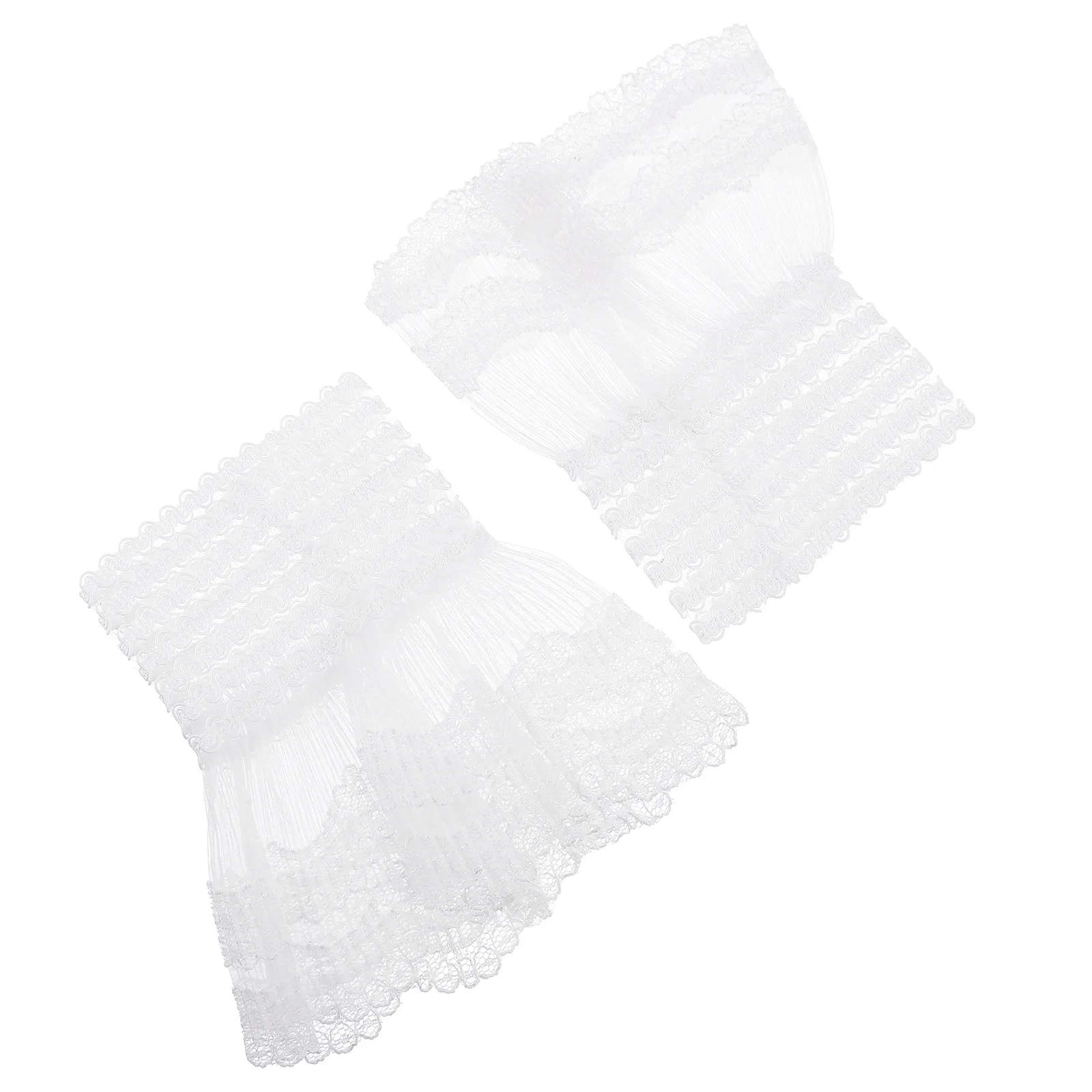 Cuff Fake Sleeve Cuffs Gothic Lace Wrist Bracelet Detachable Victorian Costume Chiffon for Kids
