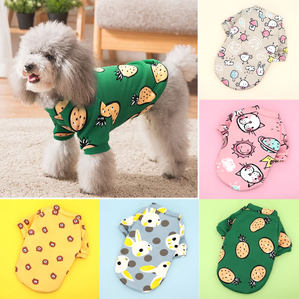 

Cute Small Dog Clothes Soft Cotton Chihuahua Yorkies Clothes Pet Puppy Cat Hoodies Winter Dog Jacket Coat for Small Medium Dogs