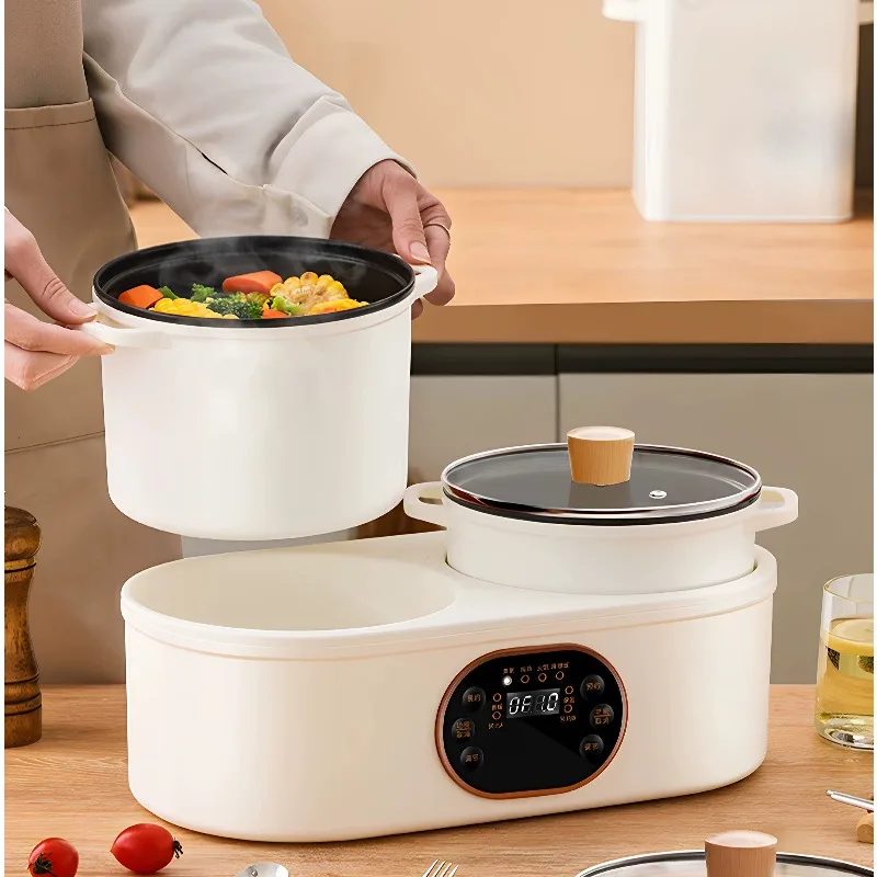Split double bile rice cooker multi-functional electric hot pot intelligent electric cooking pot household automatic