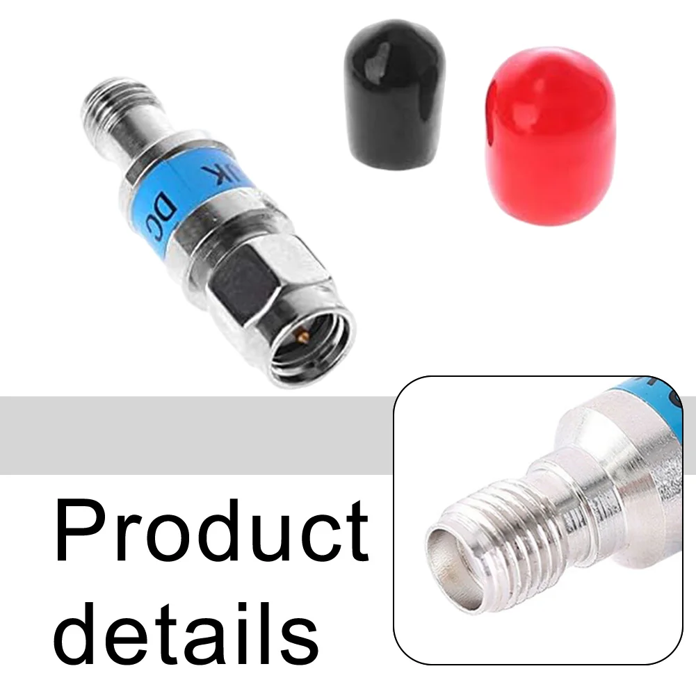 6GHz RF Signal Block 50 Ohm Coaxial Block High Strength Alloy Construction IP20 Protection Level 50 Ohm Rf Dc Block