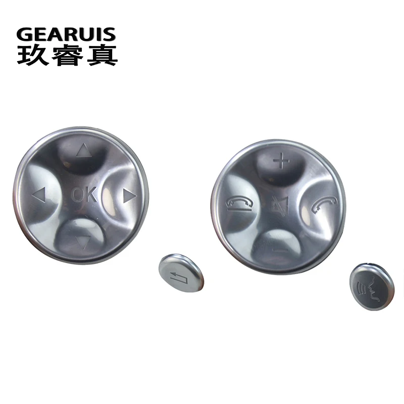 Car Steering Wheel Control Switch Push Button decoration repair Cover For Mercedes Benz W221 S Class 2006-2012 Auto Accessories