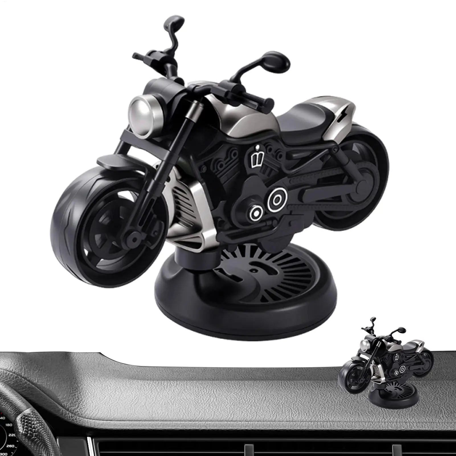 

Автомобильный ароматизатор, вращающийся диффузор для приборной панели, мотоциклетная форма, средство для устранения запаха для автомобиля, для мужчин, женщин, грузовик, внедорожник, внутренняя панель