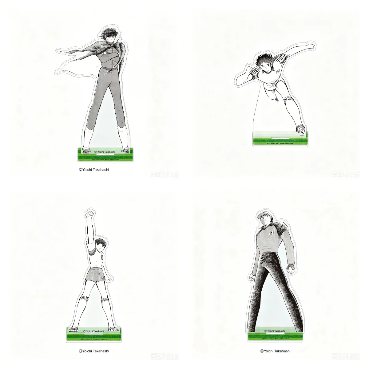 

High Definition Images 15cm Anime Captain Tsubasa Acrylic Stand Modle Desktop Decoration Game Collectible Ornament Keychain