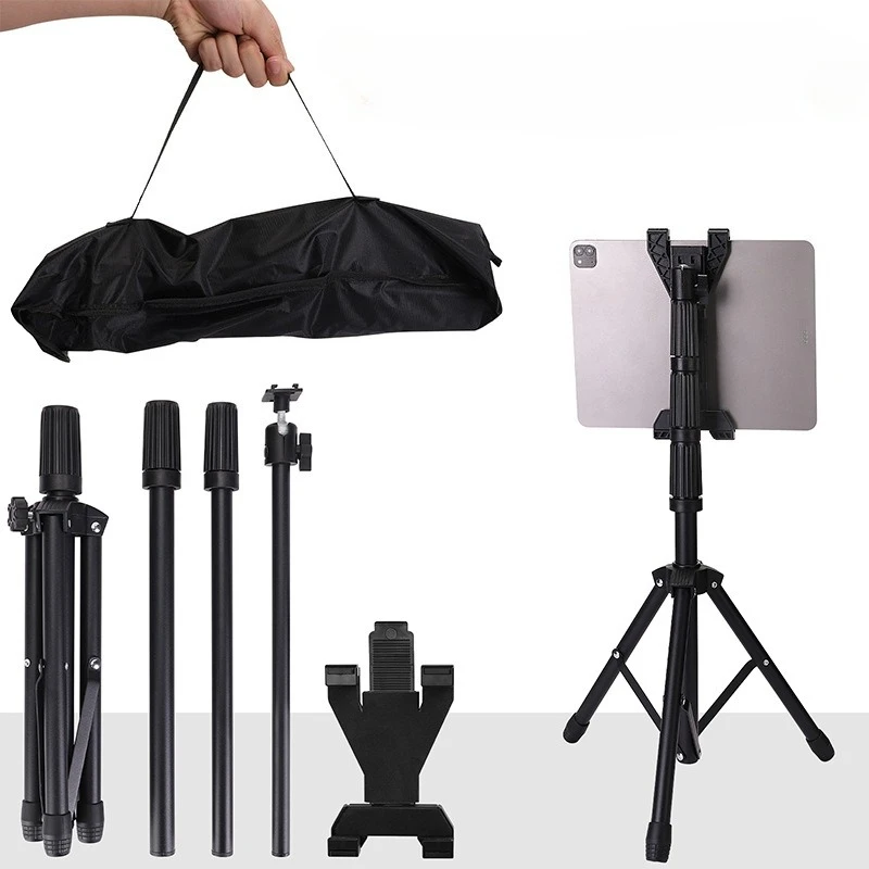 

Metal Floor-standing Mobile Phone Tablet Stand Lifting & Retracting Lazy Bedside Sofa Mobile Phone Tablet Holder 5.5-12.9inch