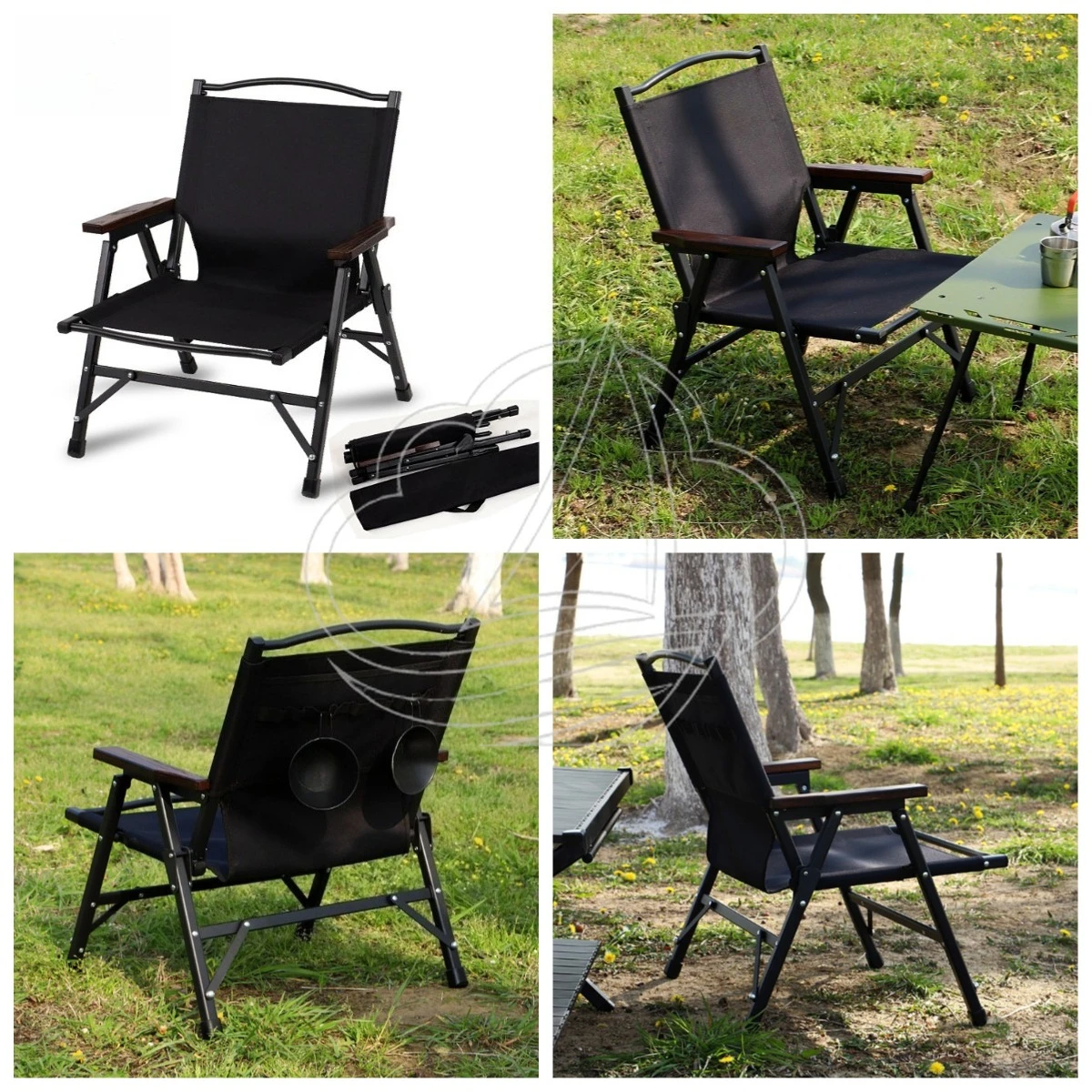 Aluminum alloy camping folding chair disassembly leisure folding chair