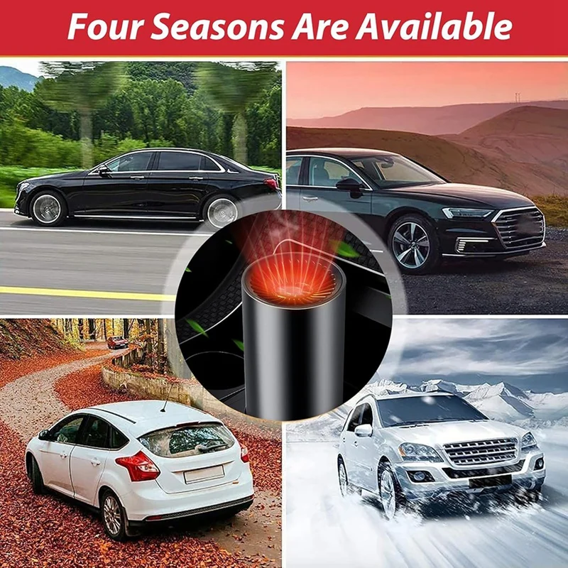 Super Sale Car Heater,12V Portable Car Heater That Plugs Into Cigaret Lighter, Defroster for Car Windshield, Defogger with Holde