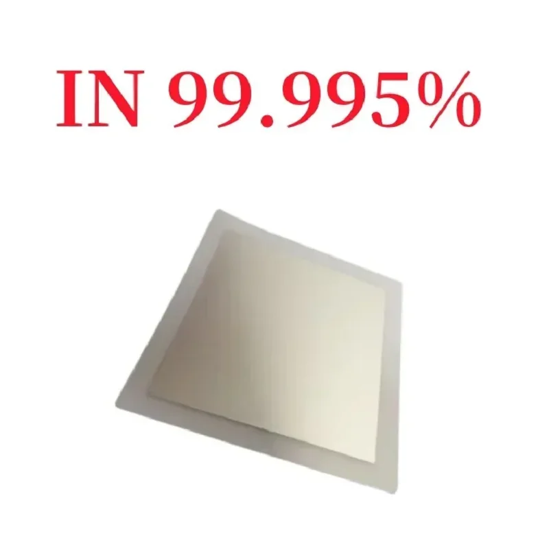 99.995% Indium Metal Sheet Foil  Plate