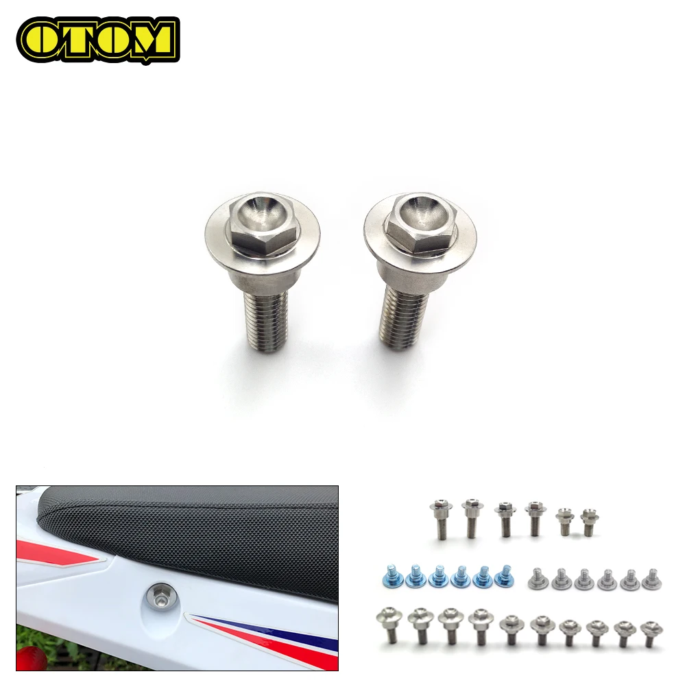 Motorcycle For HONDA M6/M8 Mounting Bolts Fork Guard Protector Shrouds Side Covers Seat Screw CR125 CRF250R CRF450R CRF450L Bike