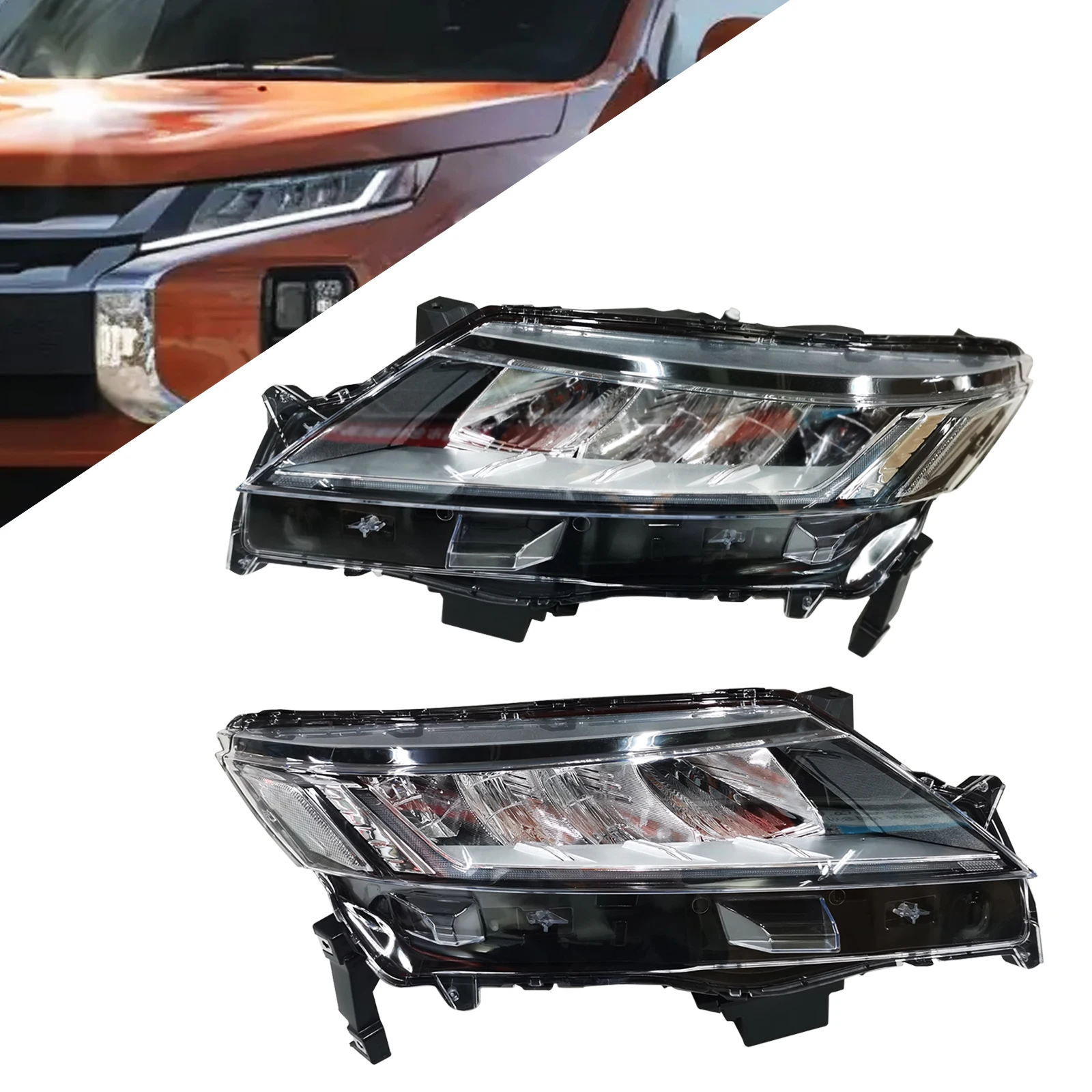 

Replacement for Mitsubishi Outlander Sport 2020-2021 Headlight Headlamp Left/Right Side/Front 8301D572 8301D639