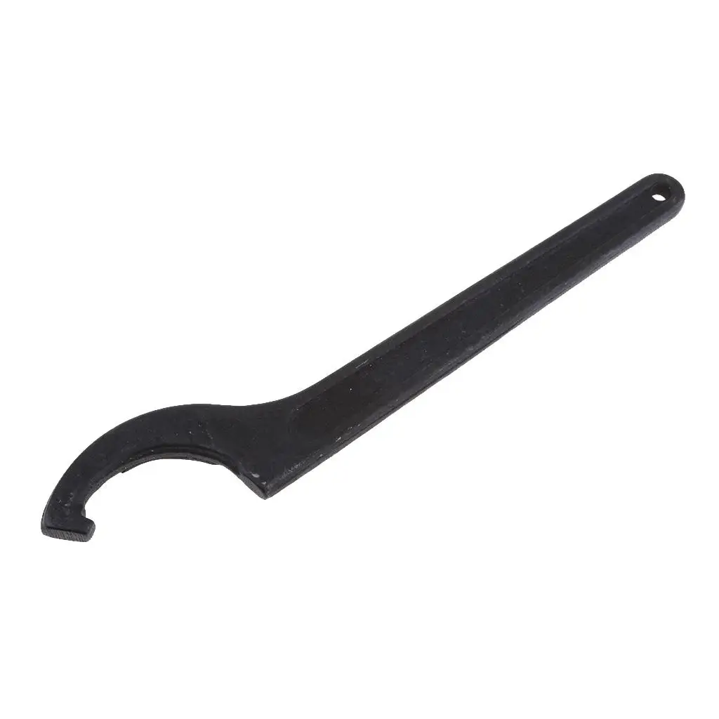 Motorcycle Shock Absorber Adjustment Spanner Wrench Hand Tool, 45-52mm, Black