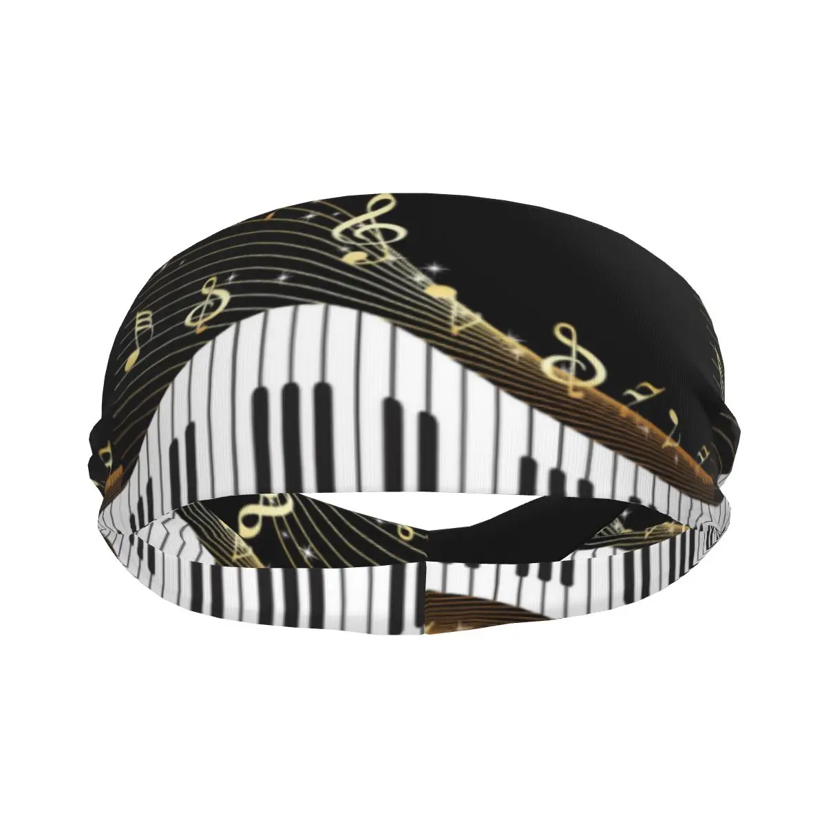 

Headband Piano Music Notes Headwrap Hairband for Tennis Gym Fitness Headwear Hair Accessories