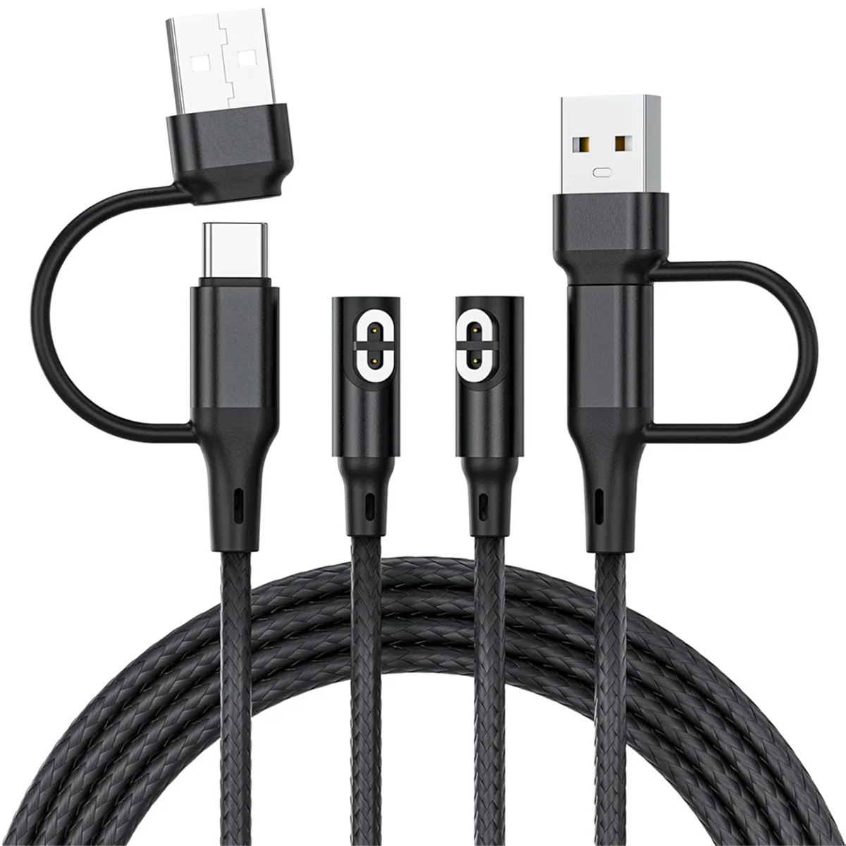 KK-B2-2PCS Charging Cable Cord for AfterShokz Aeropex AS800/S803/S810/AS700 Shokz OpenRun Pro/OpenRun/Headphone Charger