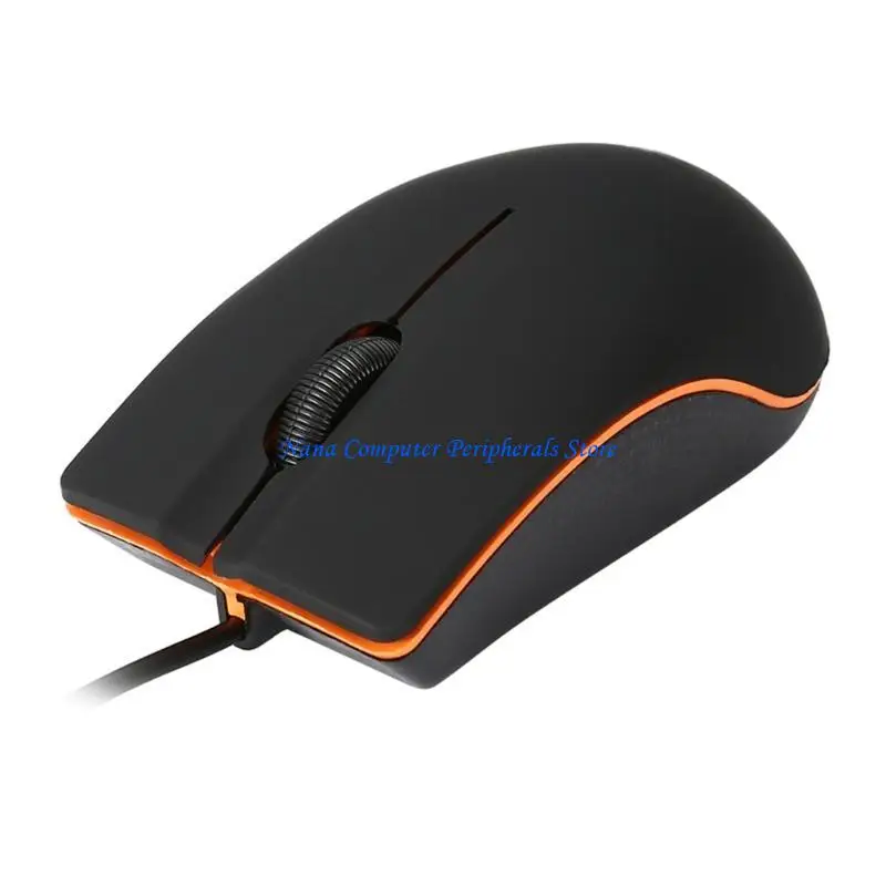 F68C Mechanical Gaming Mice USB 3D Corded Mouse 1200DPI 3 Buttons for PC Laptop
