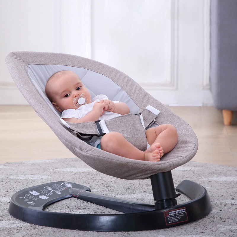 Radiation-Free Natural Baby Swing Ergonomic Newborn Bed Portable Crib Manual Rocking Chair For Children Ages