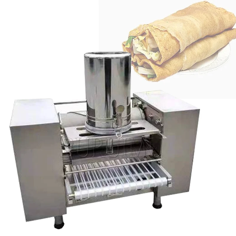 Commercial Cake Layer Machine Melaleuca Roti Mille Crepe Chapati Tortilla Pancake Maker Bakery Equipment