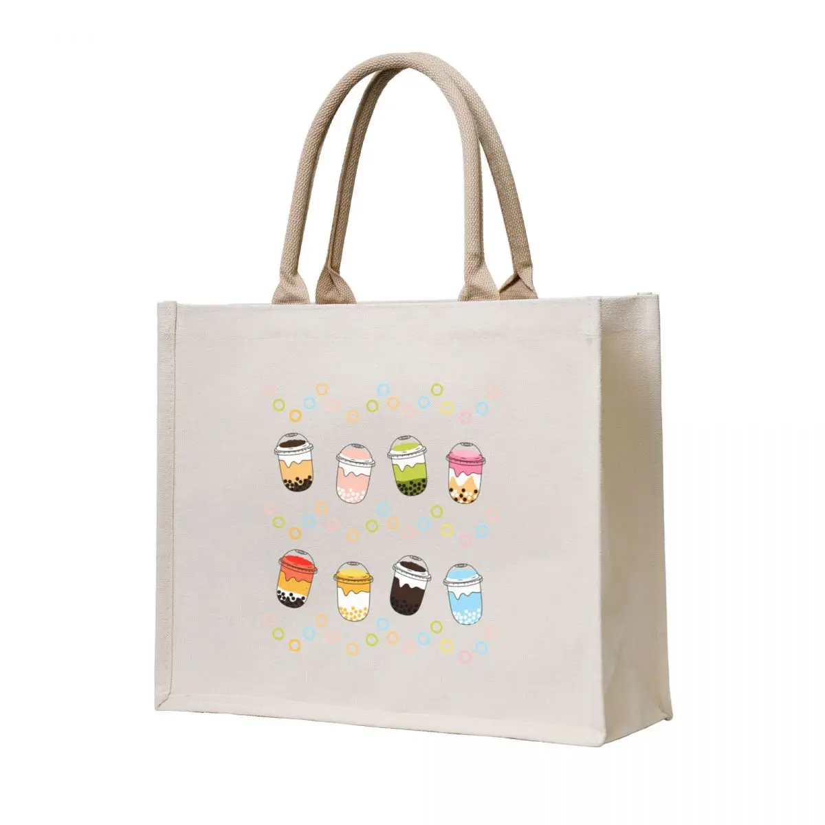 

Cute Bubble Tea Tote Bag hand bags Women bags tote bag men's Gift bag